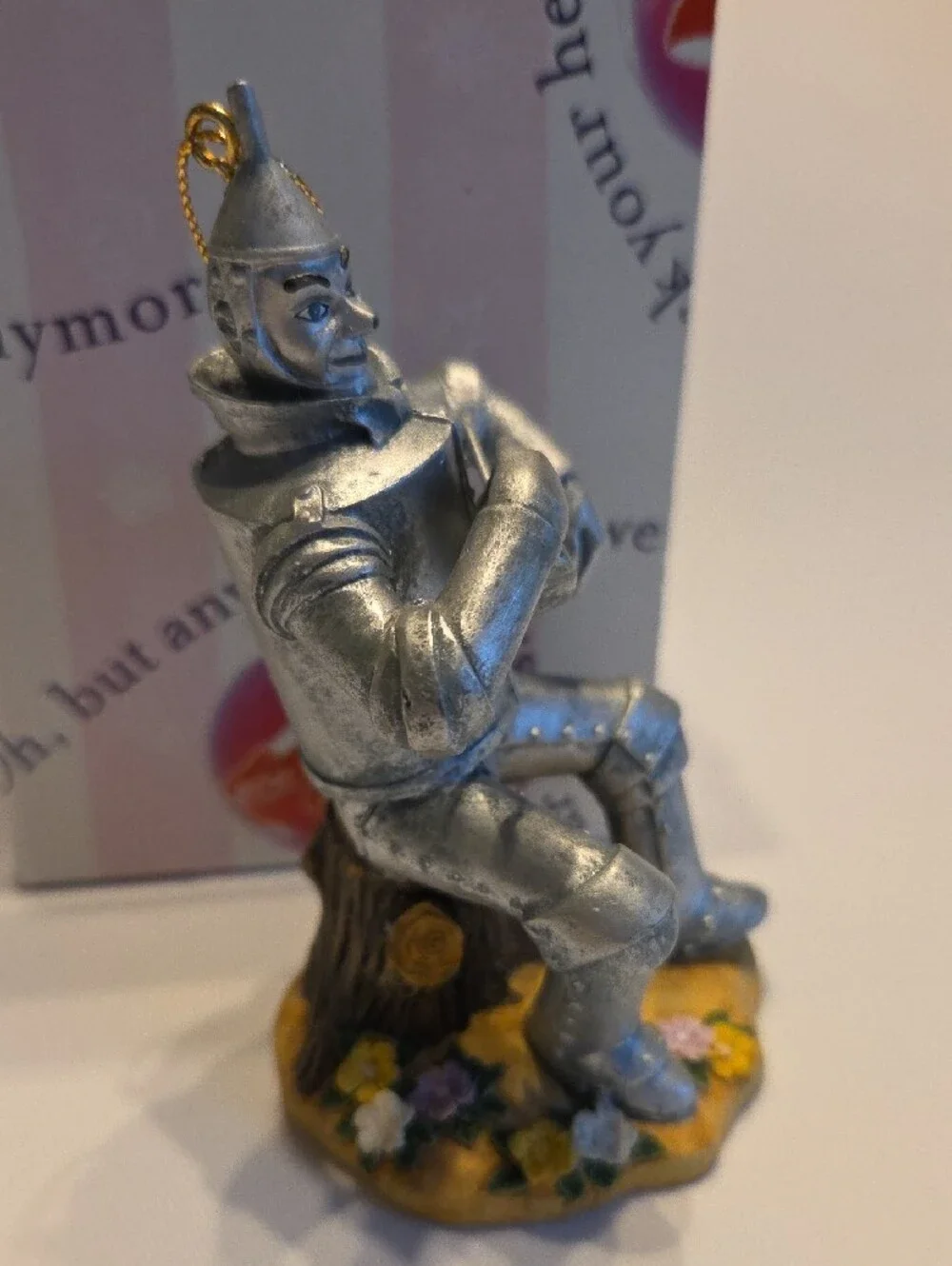 Wizard of Oz Tin Man Figurine-Ornament EUC